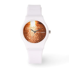 Solnedgång i Vatten Armbandsur