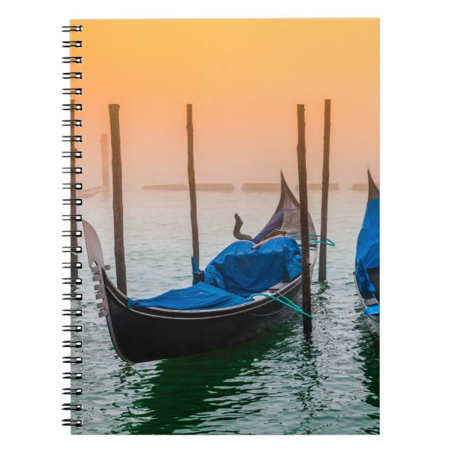 Solnedgång i Venedig Anteckningsbok (Framsidan)