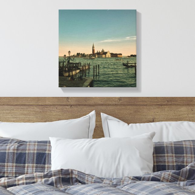 Solnedgång i Venedig  Canvastryck (Insitu (sovrum))