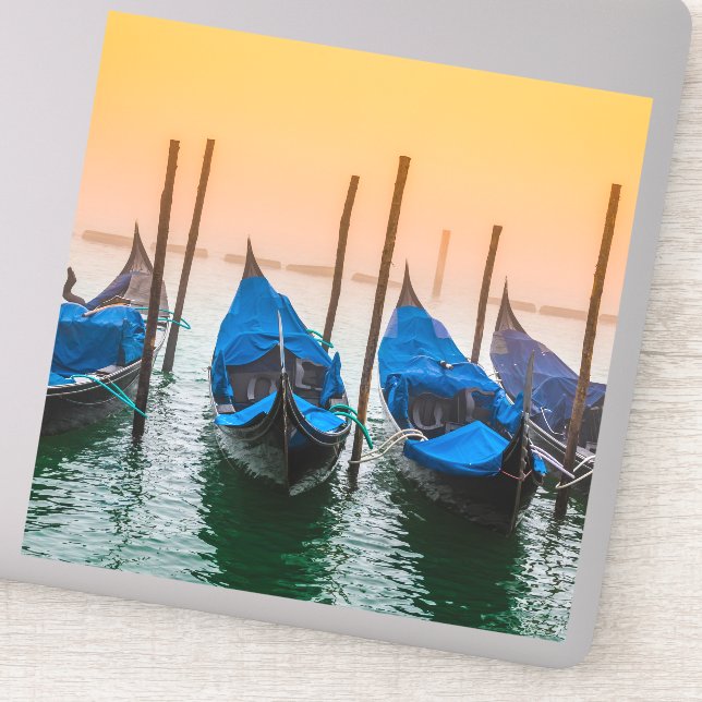 Solnedgång i Venedig Klistermärken (Detalj)