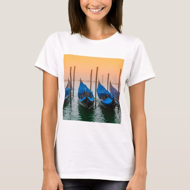 Solnedgång i Venedig T Shirt (Framsida)