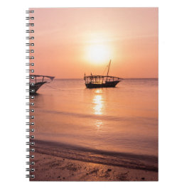 Solnedgång i Zanzibar Anteckningsbok