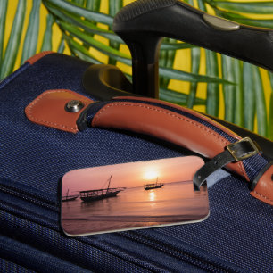 Solnedgång i Zanzibar Bagagebricka
