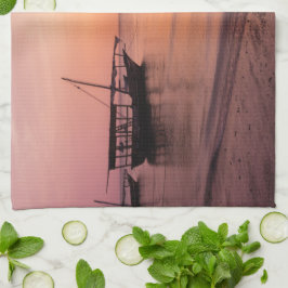 Solnedgång i Zanzibar Kökshandduk