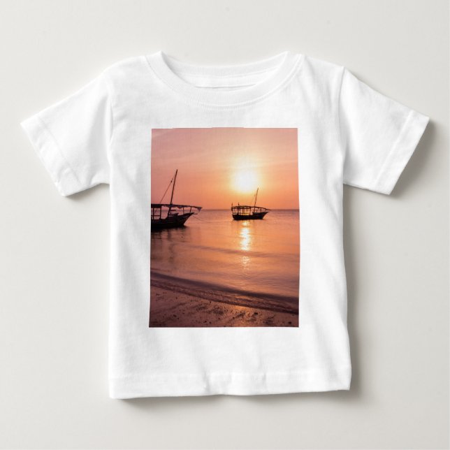 Solnedgång i Zanzibar T Shirt (Framsida)