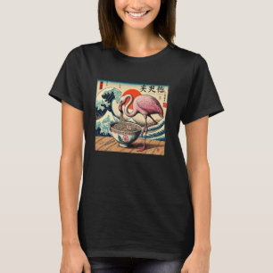Solnedgång Japanska Nudlar Våg Konst Vilda Djur Fl T Shirt
