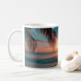 solnedgång kaffemugg