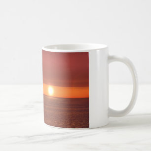 solnedgång kaffemugg