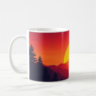 Solnedgång Kaffemugg
