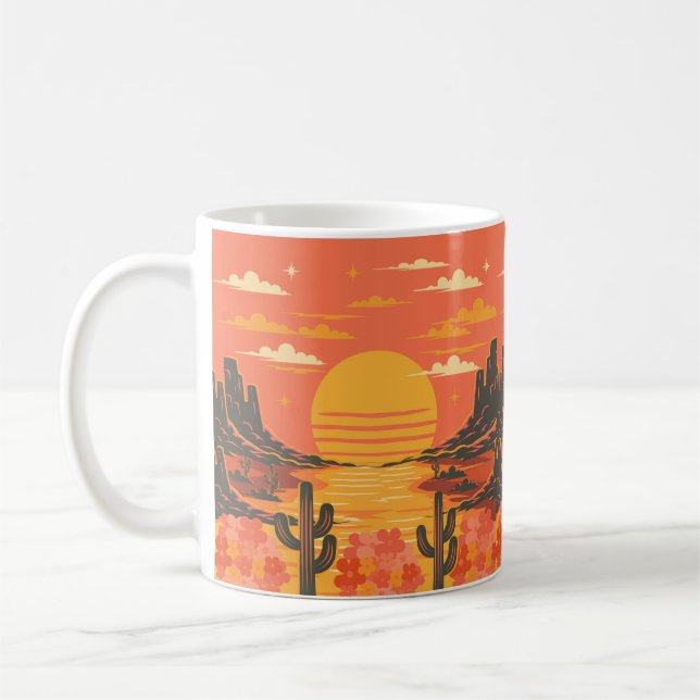 Solnedgång Kaffemugg (Vänster)