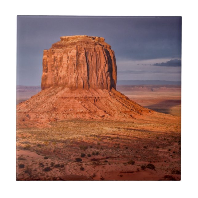 Solnedgång Kakelplatta (Framsidan)