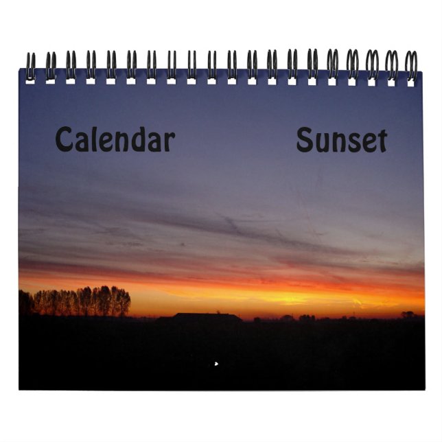 Solnedgång Kalender (Omslag)