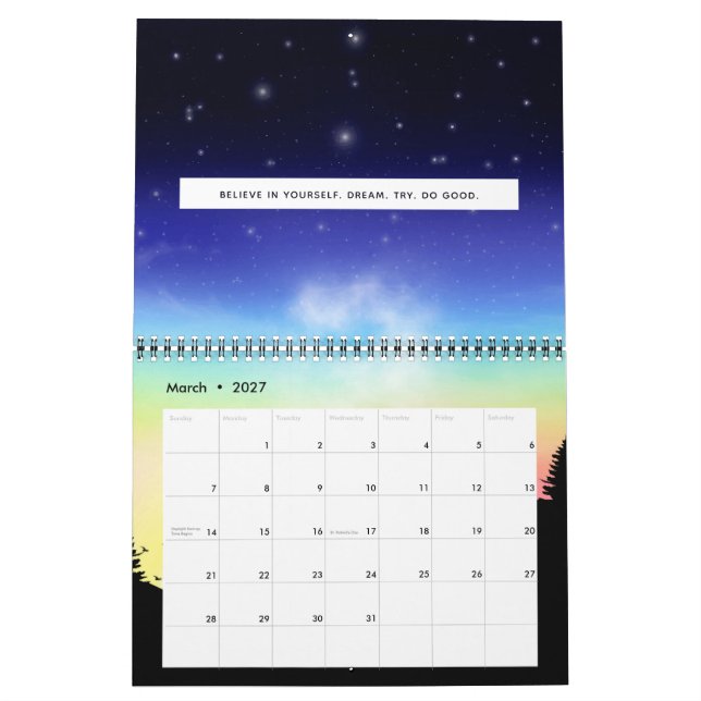 Solnedgång Kalender (Mar 2027)