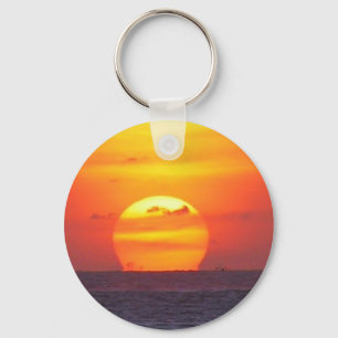Solnedgång Keychain Nyckelring