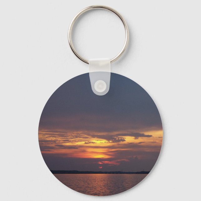 Solnedgång Keychain Nyckelring (Framsida)