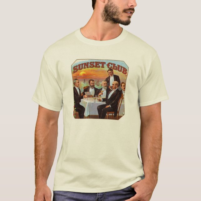 Solnedgång, Klubb Tee (Framsida)