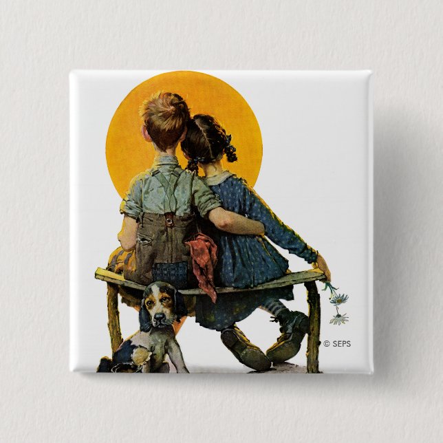 Solnedgång Knapp (Framsida)