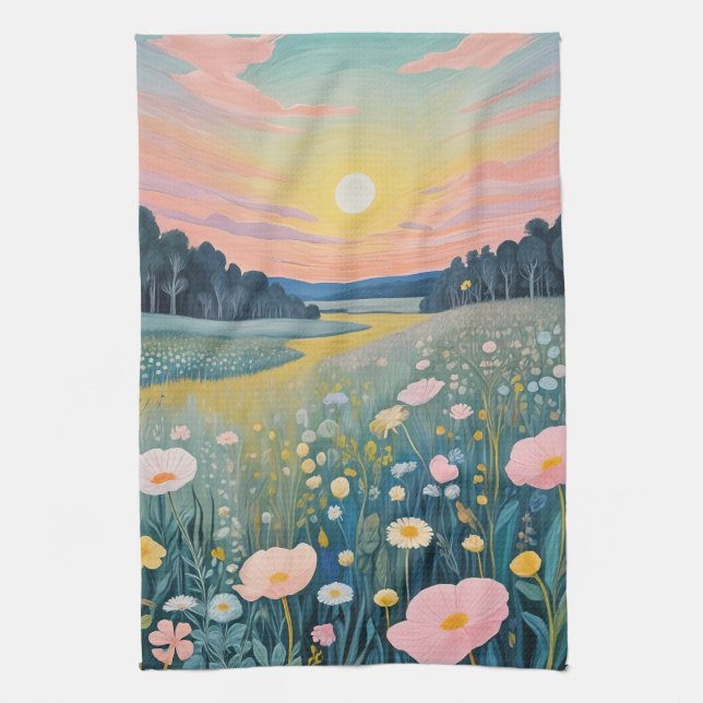 Solnedgång Kökshandduk (Vertikal)