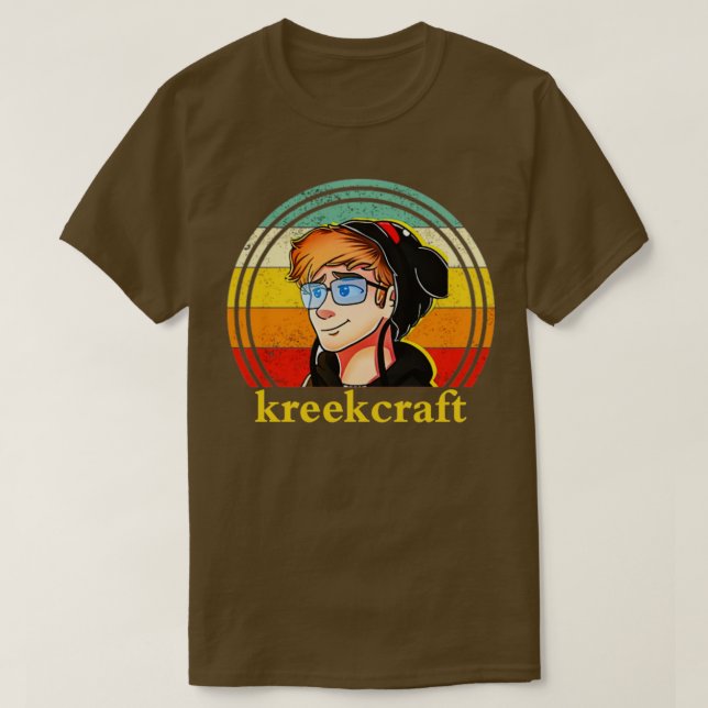 solnedgång kreekcraft  t shirt (Design framsida)