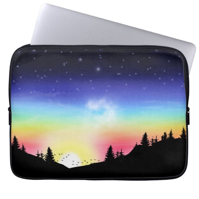 Solnedgång Laptop Fodral (Framsidan)