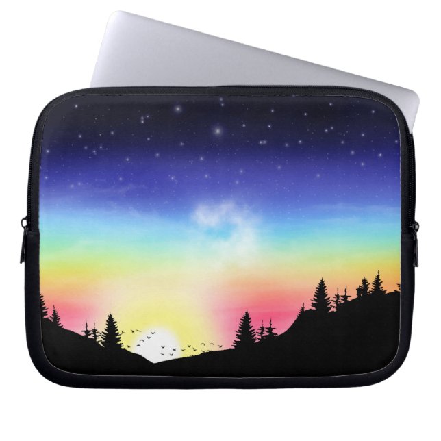 Solnedgång Laptop Fodral (Framsidan)