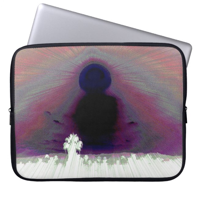 Solnedgång Laptop Sleeve (Framsidan)