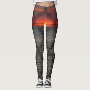 solnedgång leggings