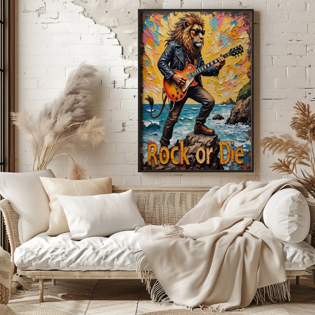 Solnedgång: Lejona kustriff Poster (Skapare uppladdad)