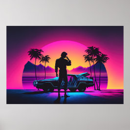 Solnedgång: Lone Road Warrior Poster