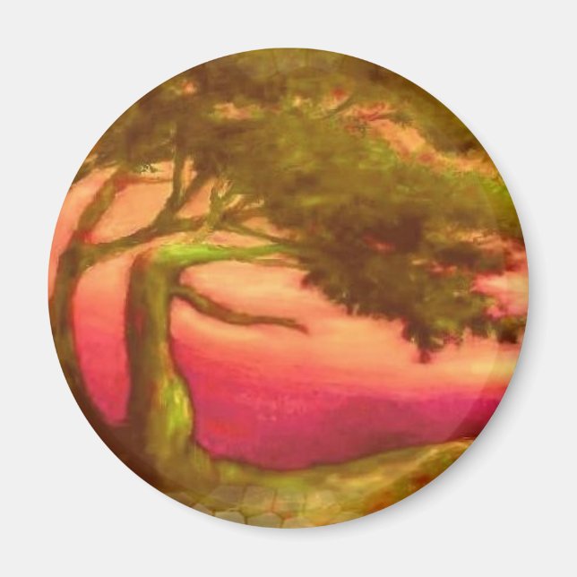 Solnedgång Magnet (Framsidan)