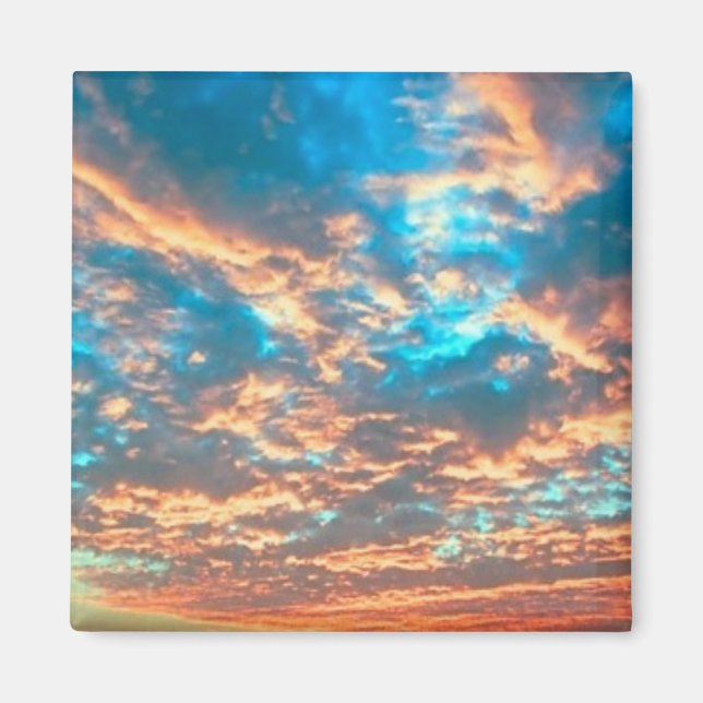 Solnedgång Magnet (Framsidan)