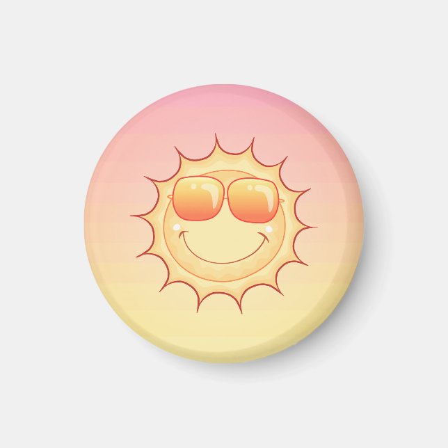 Solnedgång Magnet (Framsidan)