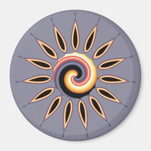 Solnedgång Magnet (Framsidan)