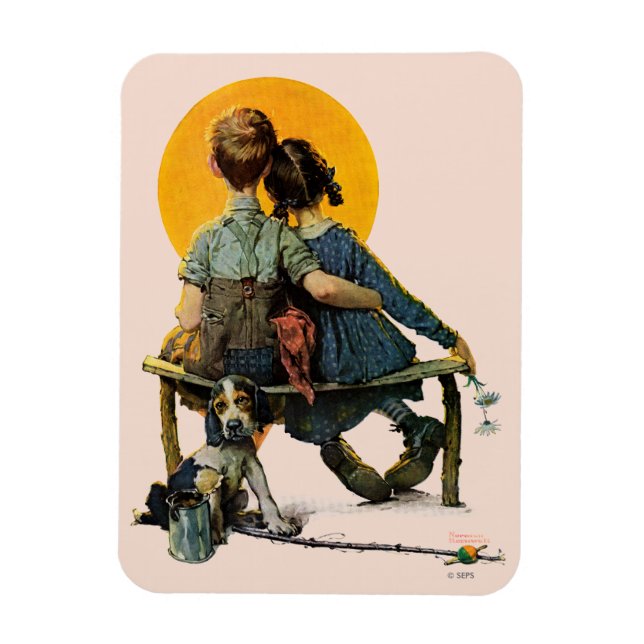 Solnedgång Magnet (Vertikal)