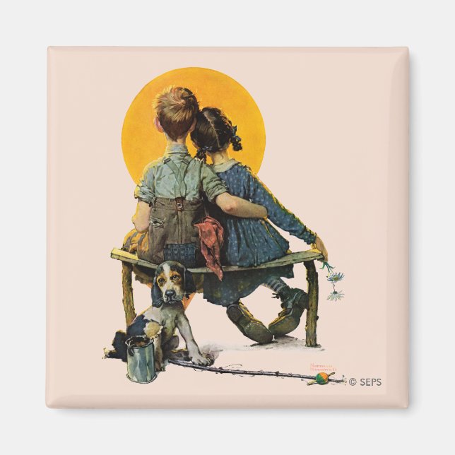 Solnedgång Magnet (Framsidan)