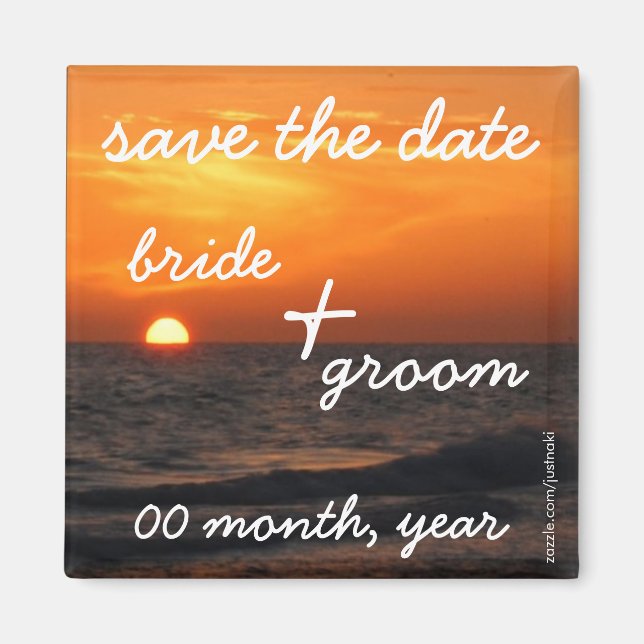 Solnedgång Magnet (Framsidan)