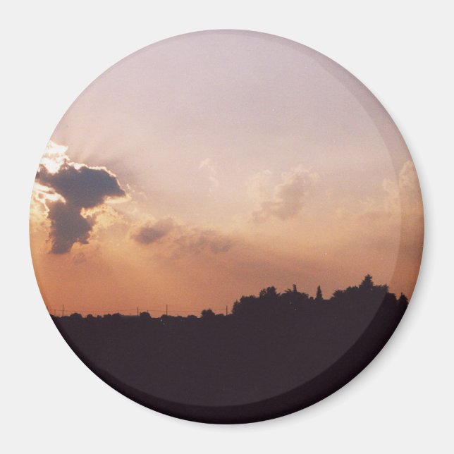 Solnedgång Magnet (Framsidan)