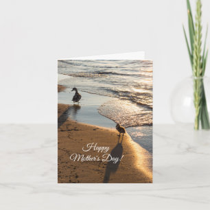 Solnedgång med Mors dag-kort för Mamma Tack Kort