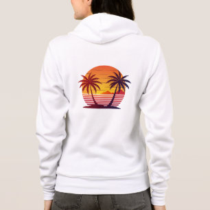 Solnedgång med palmer Vektor-98803 T Shirt