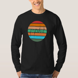 Solnedgång Miaow Katt T Shirt