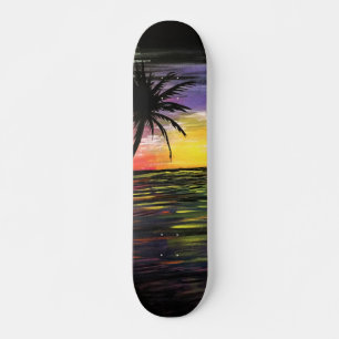 Solnedgång Mini Skateboard Bräda 18,5 Cm