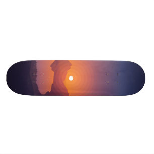 Solnedgång Mini Skateboard Bräda 18,5 Cm