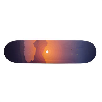 Solnedgång Mini Skateboard Bräda 18,5 Cm