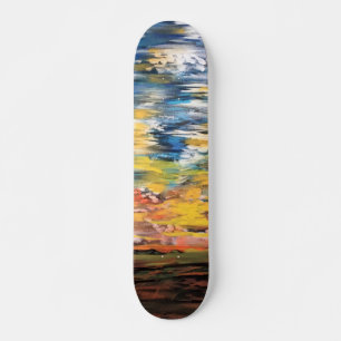 Solnedgång Mini Skateboard Bräda 18,5 Cm