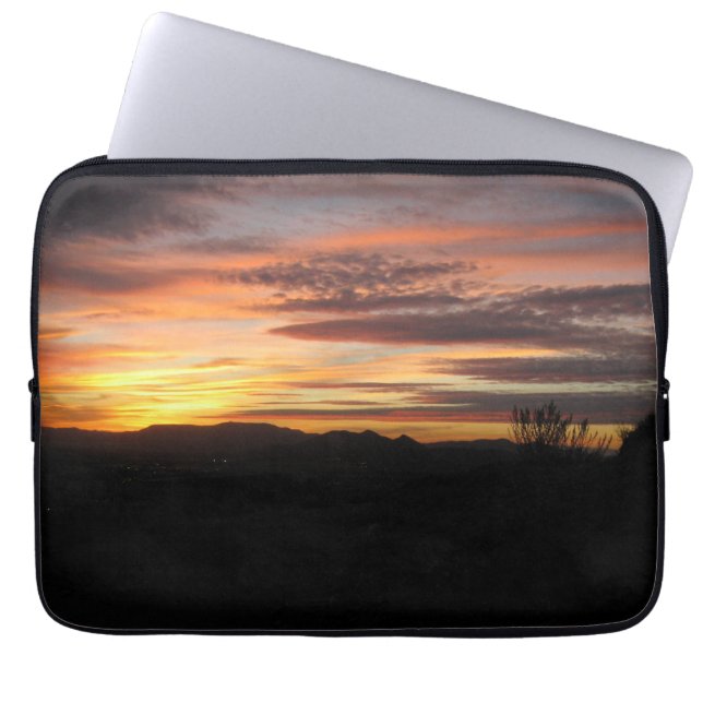 Solnedgång Neoprene Laptop sleeve 13" (Framsidan)
