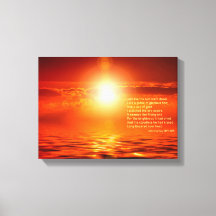 Solnedgång Orange Golden Himlar & Sea Guld Inspire