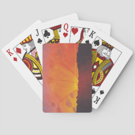 Solnedgång, Orange Himlar (av Félix Vallotton) Casinokort