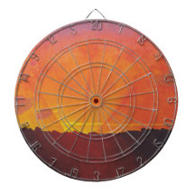 Solnedgång, Orange Himlar (av Félix Vallotton)