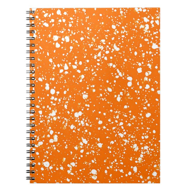 Solnedgång Orange Marmor Anteckningsbok (Framsidan)