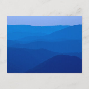 Solnedgång över Allegheny-bergen, Väster Virginia Vykort